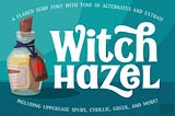 Witch Hazel Font