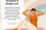 Breakfast & Weight Loss