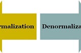 Understand normalization and denormalization in database design