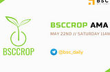 BSCCROP AMA Recap with BSCDaily