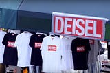Diesel creates a real fake store