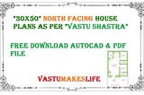 Home Plan North Facing As vastu