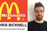 Interview: Chris Bicknell, IC Manager for McDonald’s in the UK and Ireland