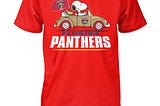 Florida Panthers Fan Love Stanley Cup Champions 2024 With Snoopy T-Shirt