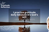 daily gratitude