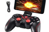 Paddsun Mobile Game Controller, Wireless Bluetooth Gamepad Joystick Game Controller for Android TV…