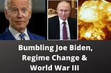 Bumbling Biden, Regime Change & World War 3| Honestly Unapologetic