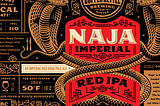 Jasa desain packaging | Copper Kettle Naja Imperial Red IPA | WA. 081222555598