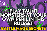 Play Taunt Monsters At Your Own Peril In This Ruleset | Splinterlands #361