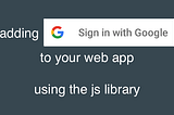 Кнопка sign-in для вашего веб-приложения