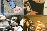 The world’s only patented wearable leather hands free iPhone holder for 4 and 5s