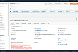 An EC2 dashboard with instances