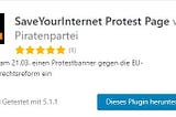 SaveYourInternet Protest 21. März 2019