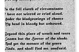 How about Invincibility? 6 life lessons from the poem “Invictus” by William Earnest Henley