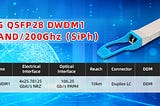 GIGALIGHT Unveils 100G QSFP28 DWDM1 O-BAND/200GHz Silicon Photonics Transceiver for 30km Links