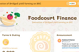 Review!! Foodcourt The most innovative Yield Farming