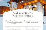 Simple Vastu Tips for Your Name Plate at Home