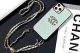 chanel iphone 15 14 case lady chain Michael Kors iphone 15 cover mk