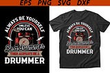 Drummer Graphic T-shirt Print Design Graphic Print Templates