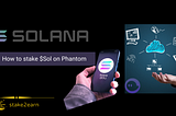 Solana — How to stake Solana with stake2earn using Android Phantom Wallet