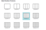 Creating a Bootstrap grid in the text editor.