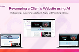 Updating a customer´s website with AI