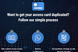 Duplicate Card Process for condo card duplication