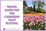 Travel Guide for the Canadian Tulip Festival in Ottawa — Bella Wanana