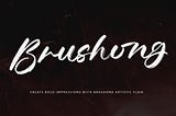 Brushong Font Free