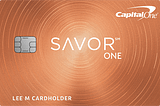 Capital One SavorOne credit card