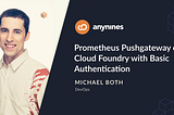 Prometheus Pushgateway on Cloud Foundry with Basic Authentication