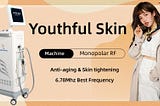 6.78 Mhz Monopolar Radiofrequency Machine for anti-aging and youthful skin