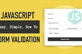 JS + Regex HTML form field validation
