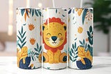 Cute Pattern 20oz Skinny Tumbler Wrap Graphic Crafts