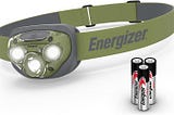 Energizer LED Headlamp Pro260, Rugged IPX4 Water Resistant Head Light, Ultra Bright Headlamps for Running, Camping, Outdoor, Storm Power Outage (Batteries Included)
