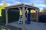 Our Gazebo….. The build from Start to Finish
