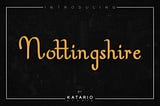 Nottingshire Font