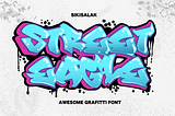Street Eagle Graffiti Font