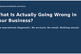 Free Business Diagnostic | businessconsultant.services