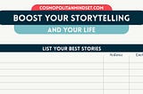 Infographic for 3 Simple Rules to Boost Your Storytelling