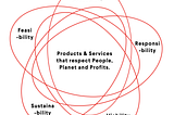 Sebastien Mueller’s ‘Expanded Mental Model’, featuring additional lenses for Responsibility and Sustainability.