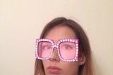 Glasses in Augmented Reality by MoodMe: Gucci Case Study