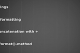 How to format Strings using print() in Python?