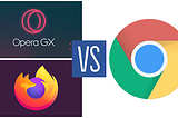 Opera GX vs Firefox vs Chrome — Resource usage comparison