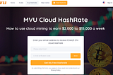 MVU Cloud Mining: A Platform Worth Investing in 2021