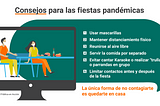 Cómo estar seguro durante las fiestas pandémicas
