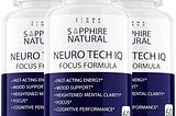 Sapphire Natural Neuro Tech IQ: The Supplement That Will Help You Think More Clearly and Creatively