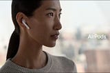 Tai nghe AirPods được thiết kế độc đáo