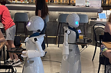Avatar robots at Dawn cafe in Japan