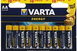 батарейка varta energy тип aa 1 5в 10